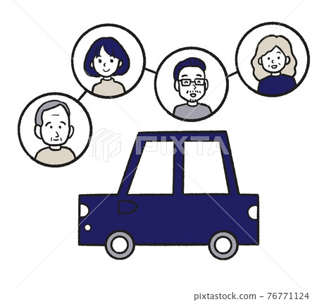 汽車共享圖 汽車共享圖 76771124