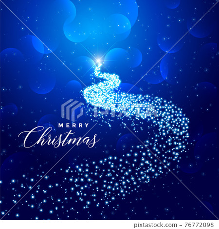 creative christmas tree made with sparkles creative christmas tree made with sparkles 76772098