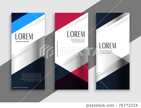geometric business vertical banners design geometric business vertical banners design 76772254