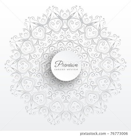 elegant mandala decoration art background 76773006