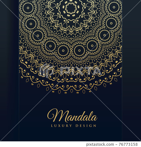 luxury golden mandala art vector background 76773158