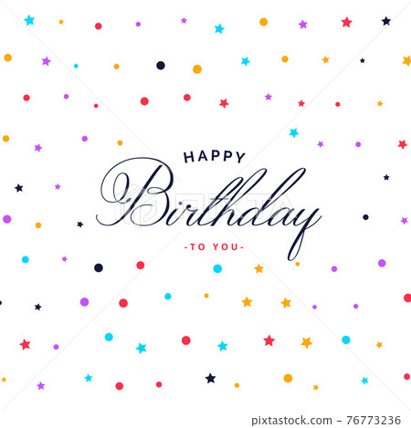colorful happy birthday pattern background colorful happy birthday pattern background 76773236