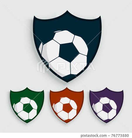 set of soccer or football labels 76773880