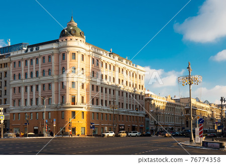 Moscow Tverskaya street Moscow Tverskaya street 76774358