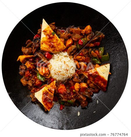 Turkish Coban kavurma from lamb stewed with vegetables Turkish Coban kavurma from lamb stewed with vegetables 76774764