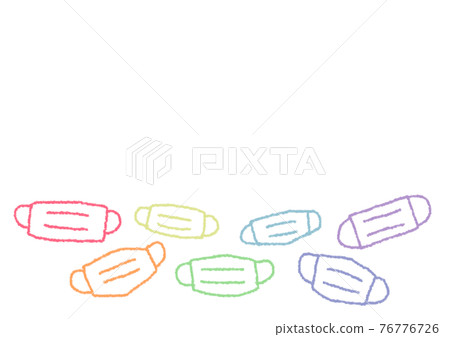 7色蒙版手繪線描插畫 7色蒙版手繪線描插畫 76776726