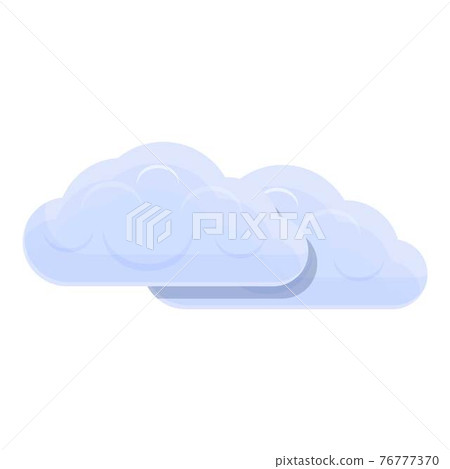 Plane clouds icon, cartoon style 76777370