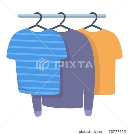 Old wardrobe clothes icon, cartoon style Old wardrobe clothes icon, cartoon style 76777835