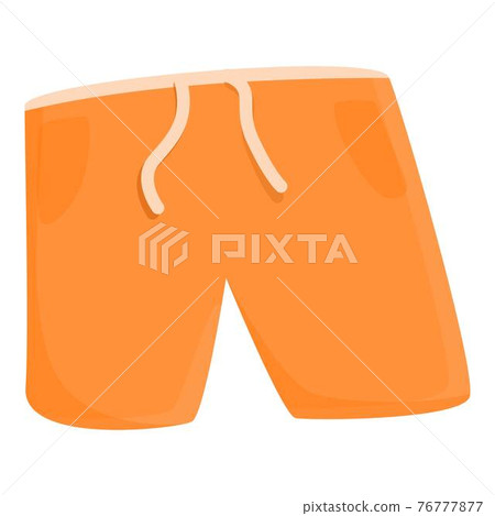 Shorts for donation icon, cartoon style Shorts for donation icon, cartoon style 76777877