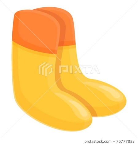 Winter socks donation icon, cartoon style Winter socks donation icon, cartoon style 76777882