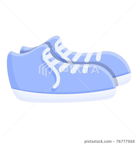 Shoes donation icon, cartoon style Shoes donation icon, cartoon style 76777888