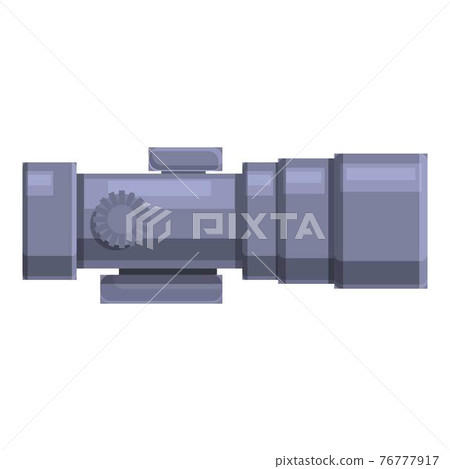 Reticle scope icon, cartoon style Reticle scope icon, cartoon style 76777917