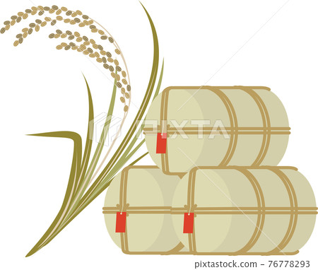 大米包和大米的插圖 76778293