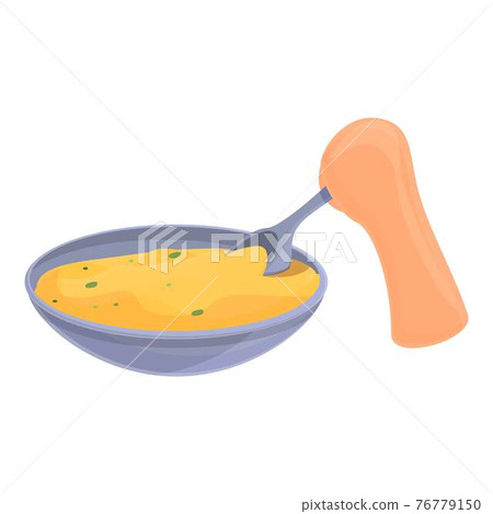 Bowl food icon, cartoon style Bowl food icon, cartoon style 76779150