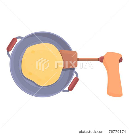 Pan cooking icon, cartoon style Pan cooking icon, cartoon style 76779174