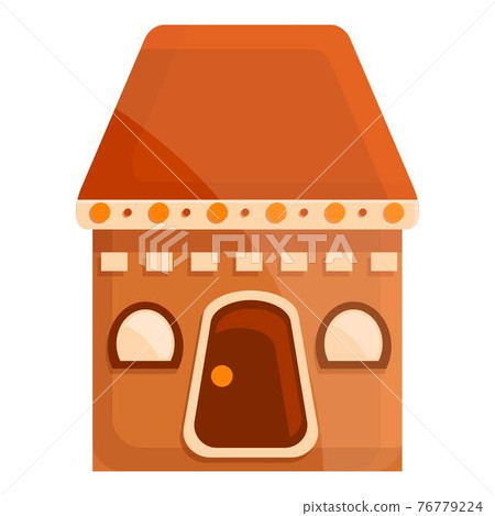 Season gingerbread icon, cartoon style 76779224