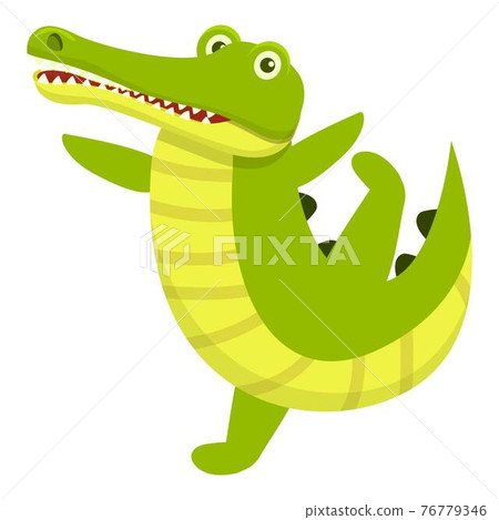 Crocodile icon, cartoon style 76779346