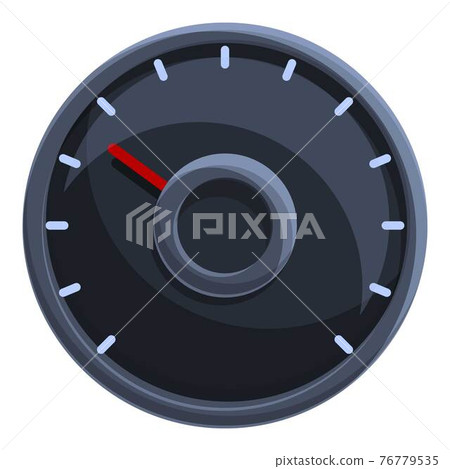 Car red arrow speedometer icon, cartoon style Car red arrow speedometer icon, cartoon style 76779535