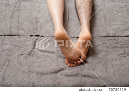 Men's Leg Hair Removal Before & After Image One Leg Only Men's Leg Hair Removal Before & After Image One Leg Only 76780829