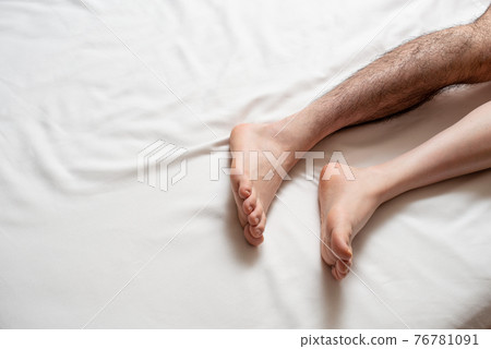 Men's Leg Hair Removal Before & After Image One Leg Only 76781091