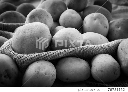 Lots of new potatoes, new potatoes, new potatoes 76781132