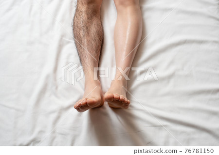 男士腿部脫毛前後圖像單腿 76781150