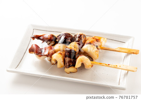 Squid skewers. 76781757