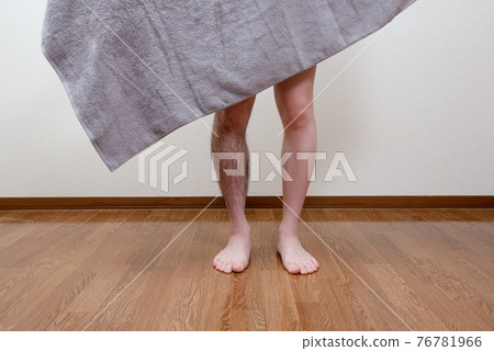 Men's Leg Hair Removal Before & After Image One Leg Only 76781966