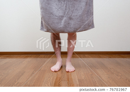 Men's Leg Hair Removal Before & After Image One Leg Only 76781967