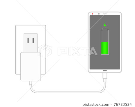 Smartphone charging Smartphone charging 76783524