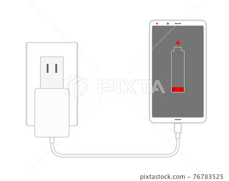 Smartphone charging Smartphone charging 76783525
