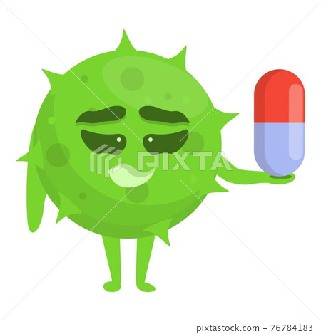 Drug antibiotic resistance icon, cartoon style Drug antibiotic resistance icon, cartoon style 76784183