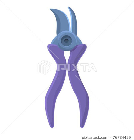 Work secateurs icon, cartoon style Work secateurs icon, cartoon style 76784439
