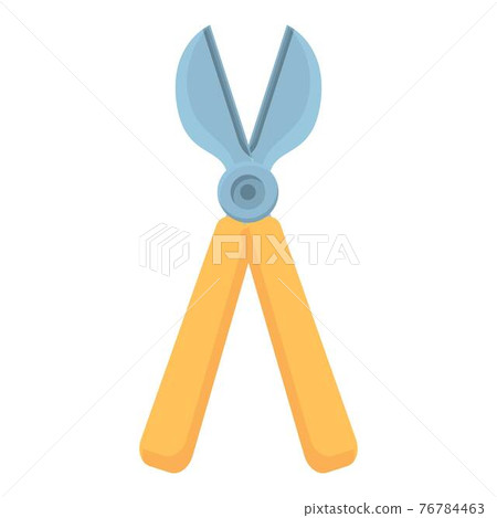Flower secateurs icon, cartoon style 76784463