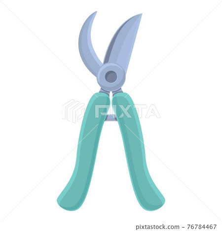Cutter secateurs icon, cartoon style Cutter secateurs icon, cartoon style 76784467