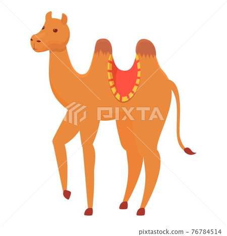 Nature camel icon, cartoon style Nature camel icon, cartoon style 76784514