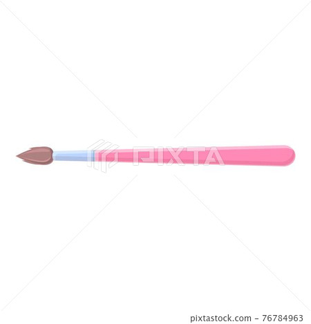 Pedicure brush icon, cartoon style 76784963