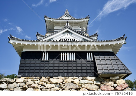 Hamamatsu Castle and blue sky 76785416