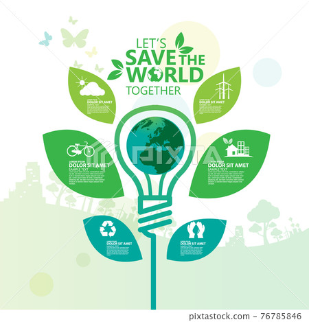 Ecology and environment conservation creative idea concept design Ecology and environment conservation creative idea concept design 76785846
