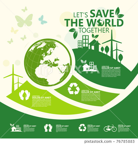 Ecology and environment conservation creative idea concept design Ecology and environment conservation creative idea concept design 76785883