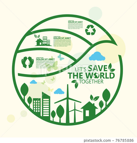 Ecology and environment conservation creative idea concept design Ecology and environment conservation creative idea concept design 76785886