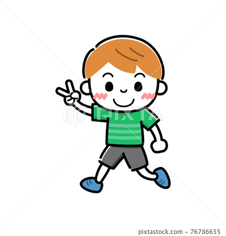 Boy_Peace_Running 76786655