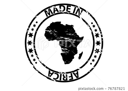 Made in Africa - rubber stamp 76787821