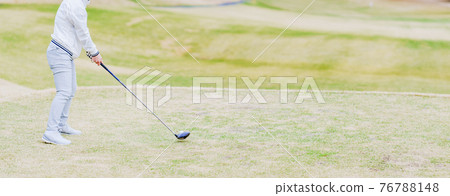 Golfer Golf Round Swing Golf Course 76788148