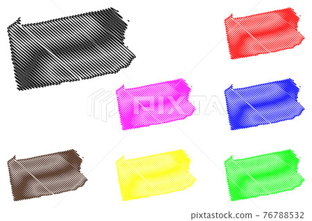 Pennsylvania map 76788532