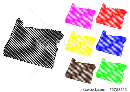 Oregon map Oregon map 76788533