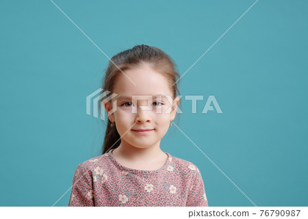 Cute little girl portrait Cute little girl portrait 76790987