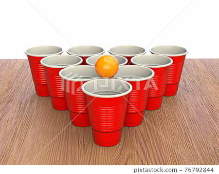 Beer pong 3D 76792844