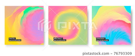 Abstract wavy background in pastel colors 76793309