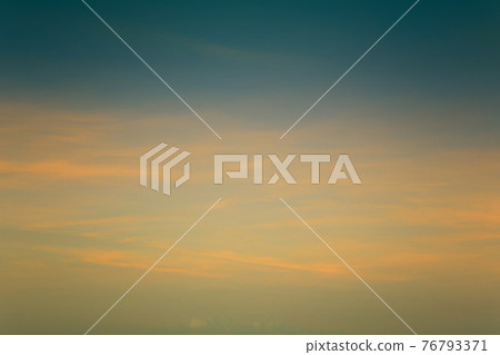 Twilight sky with clouds in the sun rises. 76793371